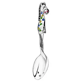 Посуда ложка чайная 267ЛЖ05807-ч серебро Лошадь_1