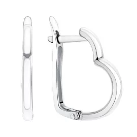 Серьги 2340401893 серебро Сердце_0