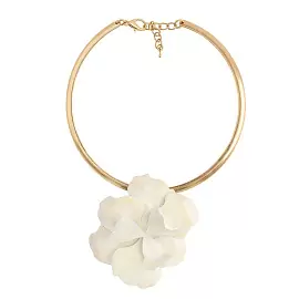 Колье 504227490-2 ювелирный сплав Цветок_0