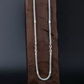 Шнур текстильный 702940-65С серебро Святой Георгий Победоносец и Божья Матерь Владимирская_3