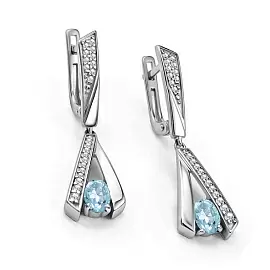Серьги подвесные 02-4723.00ТБ-00 серебро_0