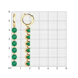 Серьги подвесные 93-321-02684-1 серебро_1