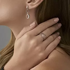 Кольцо один камень 01-4824.00ГХ-00 серебро_1