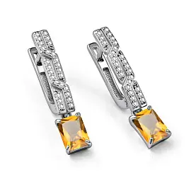 Серьги подвесные 02-4856.00ЦТ-00 серебро_1