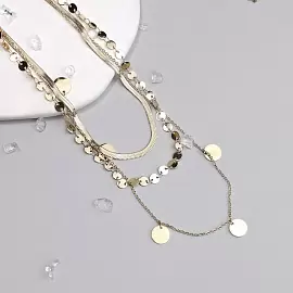 Колье 3-1294-Y ювелирный сплав_1