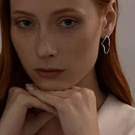 Серьги пусеты 94025899 серебро_2