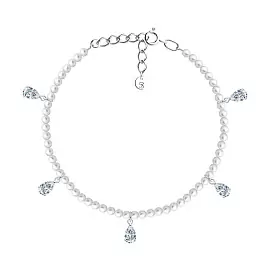 Браслет 94051264 серебро Гирлянда_0