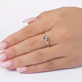 Кольцо один камень 08-51-0106-00 золото_1