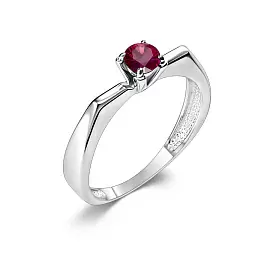 Кольцо один камень 01-5184.000Р-00 серебро_0