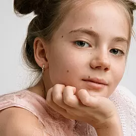 Серьги 022782-1102 золото Сердце_2