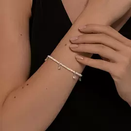 Браслет 94051264 серебро Гирлянда_1