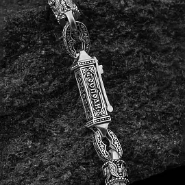 Шнур текстильный 702940-65С серебро Святой Георгий Победоносец и Божья Матерь Владимирская_2