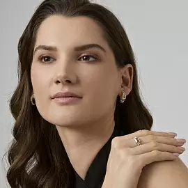 Серьги один камень 02-5028.00ЦТ-00 серебро_2