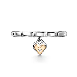 Кольцо один камень 01-5526.000Б-00 серебро Сердце_1