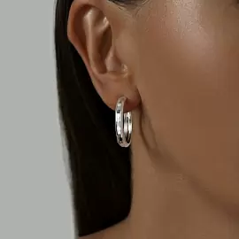 Серьги конго 94140062 серебро_1