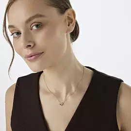 Колье 66615-100 золото Сердце_2