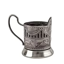 Посуда подстаканник С7408.245 ювелирный сплав Лошадь_0