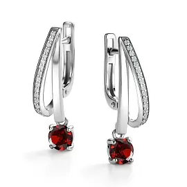 Серьги подвесные 02-4294.00ГР-00 серебро_1