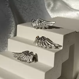 Кольцо 11-750-7989 серебро Крыло_2