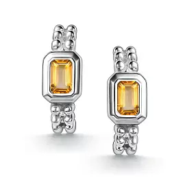 Серьги один камень 02-5028.00ЦТ-00 серебро_1