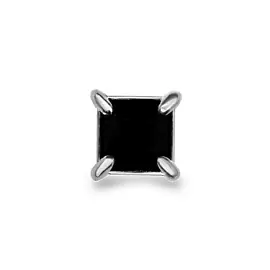 Серьги пусета одиночная с22108-02 серебро_1