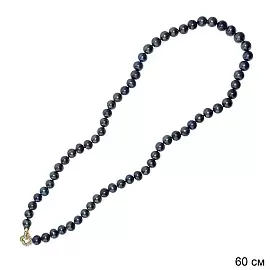 Бусы нить K-2500BL-2-60 ювелирный сплав_1