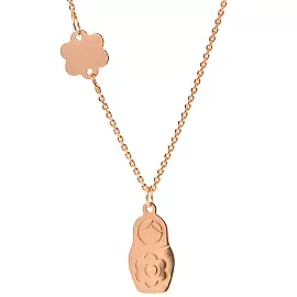 Колье НХ12-2067 d0.30 золото Матрешки_0