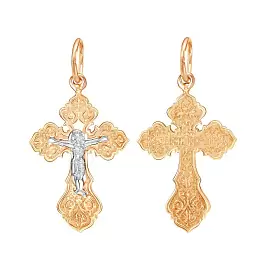 Крест христианский 03-3544 золото Полновесный_0