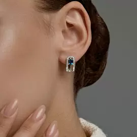 Серьги 92025335 серебро_1