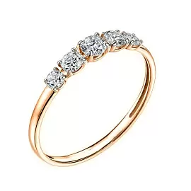 Кольцо дорожка КольцоКЛ-59.15.0.бцФ.з585 золото Дорожка_0