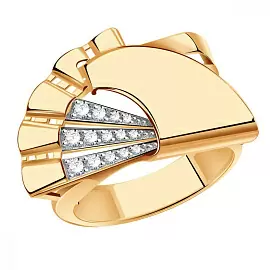 Кольцо кл4173-01 золото_0