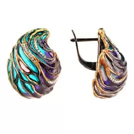 Серьги 23-093TR стр серебро_0