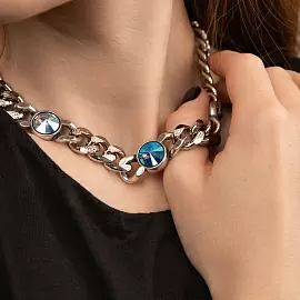 Колье 138500525630 ювелирный сплав Лягушка_1