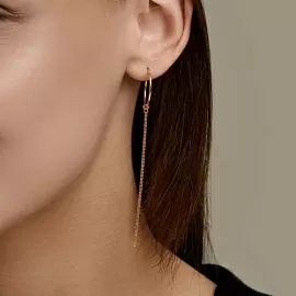 Серьги конго 140226 золото_1