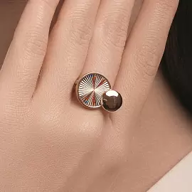 Кольцо Т10061Д671 золото Круг_1