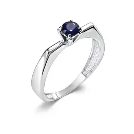 Кольцо один камень 01-5184.000С-00 серебро_0