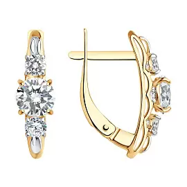 Серьги дорожка 0200086 золото_0