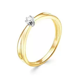 Кольцо 1-261-30 золото_0