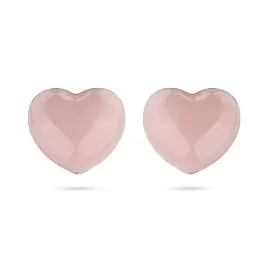 Серьги пусеты BS050306RP-00E ювелирный сплав Сердце_0