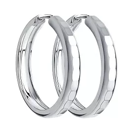 Серьги конго 94140062 серебро_0