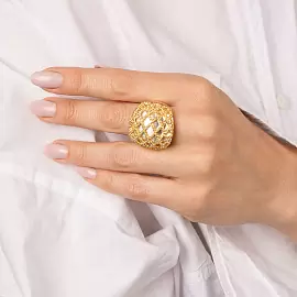 Кольцо 261110494 ювелирный сплав_1