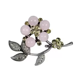 Брошь 3-3976-B ювелирный сплав Цветок_0