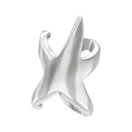 Серьги кафф 1046572-00000 серебро Звезда_0