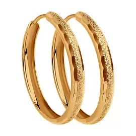 Серьги конго 140108 золото_0