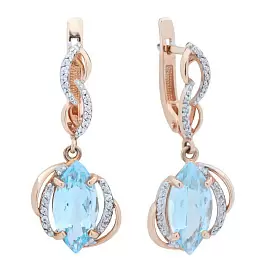 Серьги подвесные 20749 золото_1