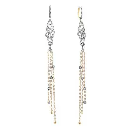 Серьги подвесные 00300040384П золото_0