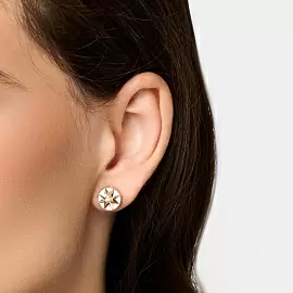 Серьги пусеты 2002253-2 золото Диор_1