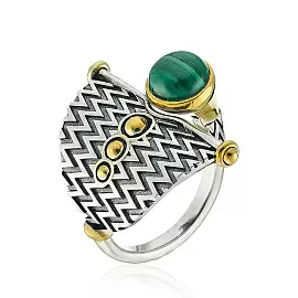 Кольцо RG021564MLC-CRD-M серебро_0