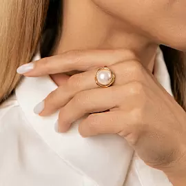 Кольцо 190-1-999Р золото_1