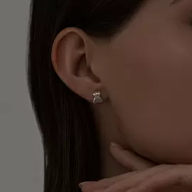 Серьги пусеты 94025945 серебро Тоус_2